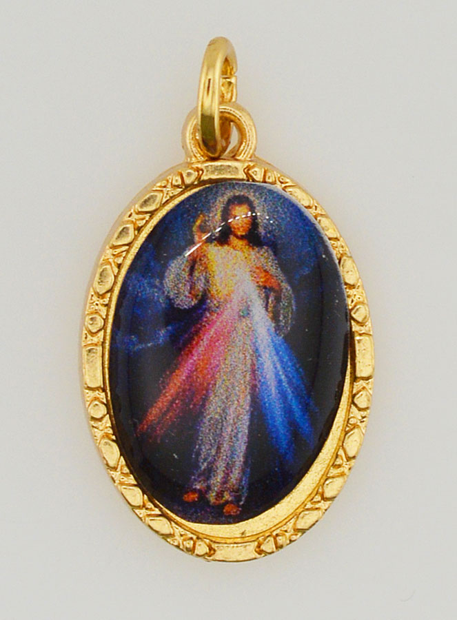 Medalla de Borde Torzado 25mm - Cristo Misericordioso (pic 1)