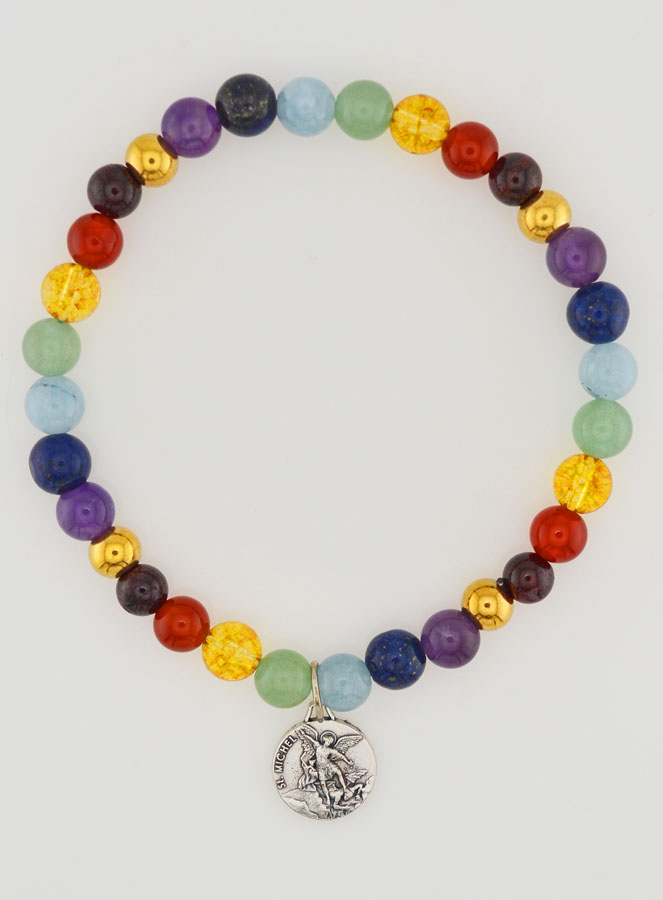 Pulsera 7 Arcángeles - Medalla San Miguel (pic 1)