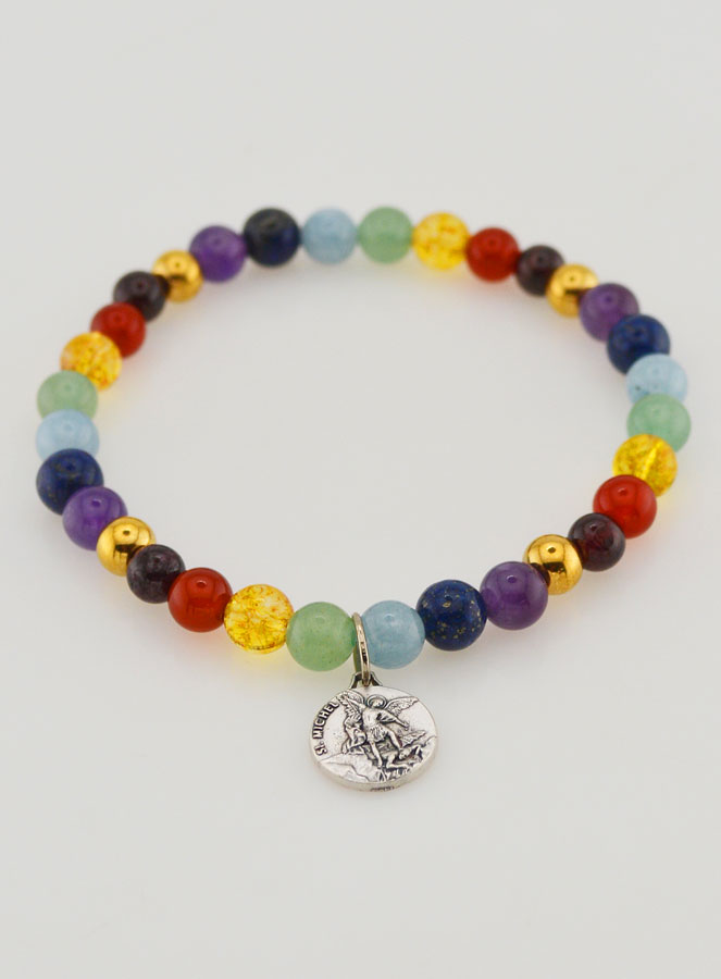 Pulsera 7 Arcángeles - Medalla San Miguel (pic 2)