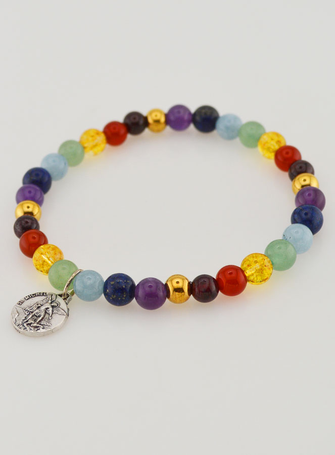 Pulsera 7 Arcángeles - Medalla San Miguel (pic 3)