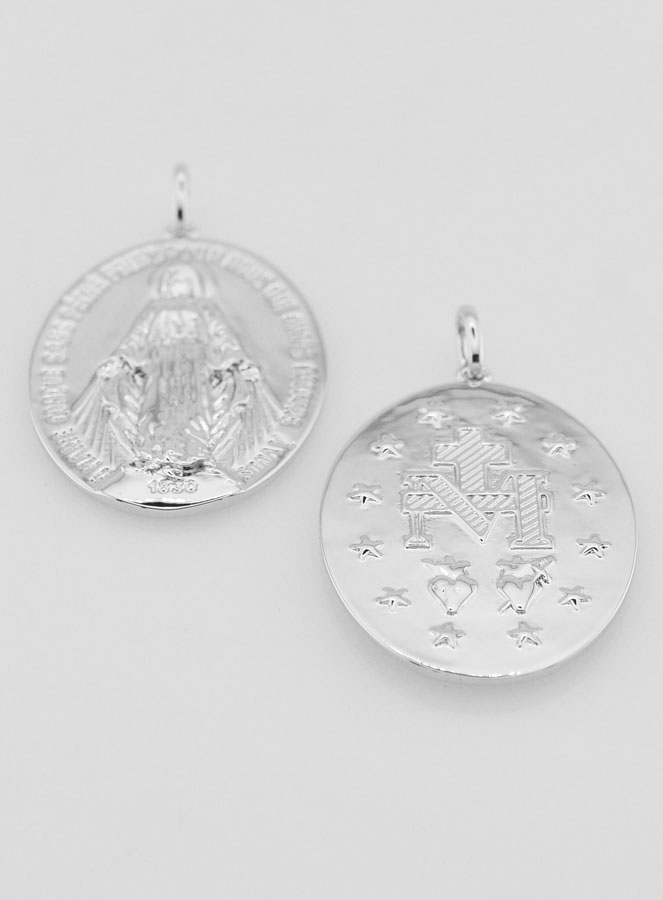 Medalla Milagrosa Rodiada - 20mm (pic 2)