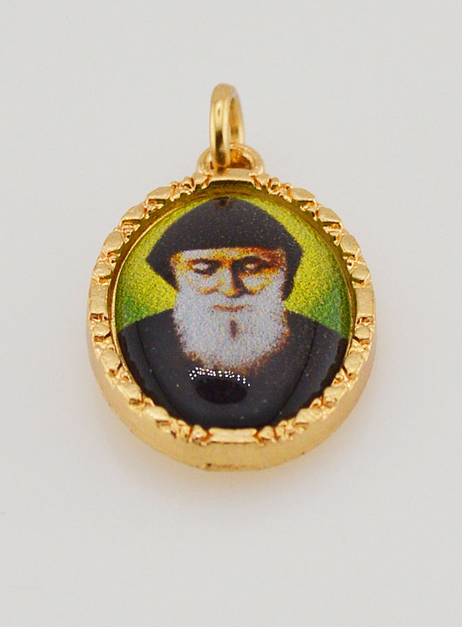 Medalla Borde Torcido 25mm - San Charbel (pic 2)