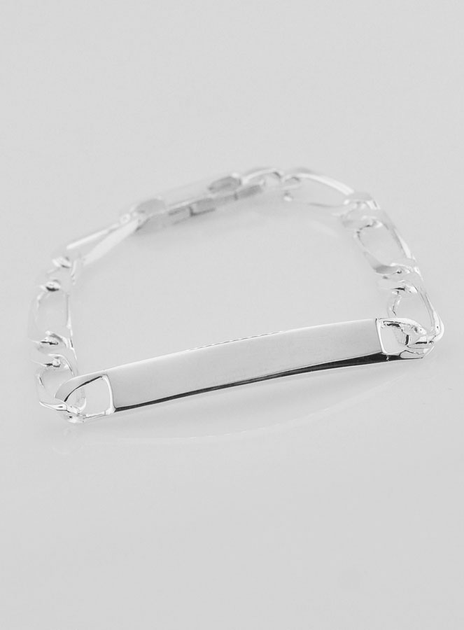 Esclava de Plata para Hombre - Eslabón Figaro 6mm (pic 4)