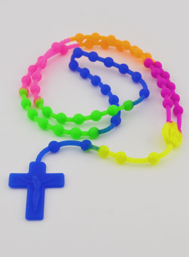 Rosario Infantil Fluo Multicolor (pic 2)