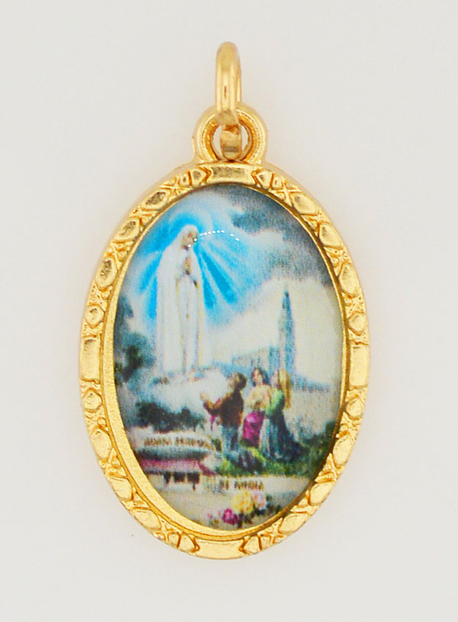 Medalha Borda Torcida 25mm - Nossa Senhora de Fátima (pic 1)