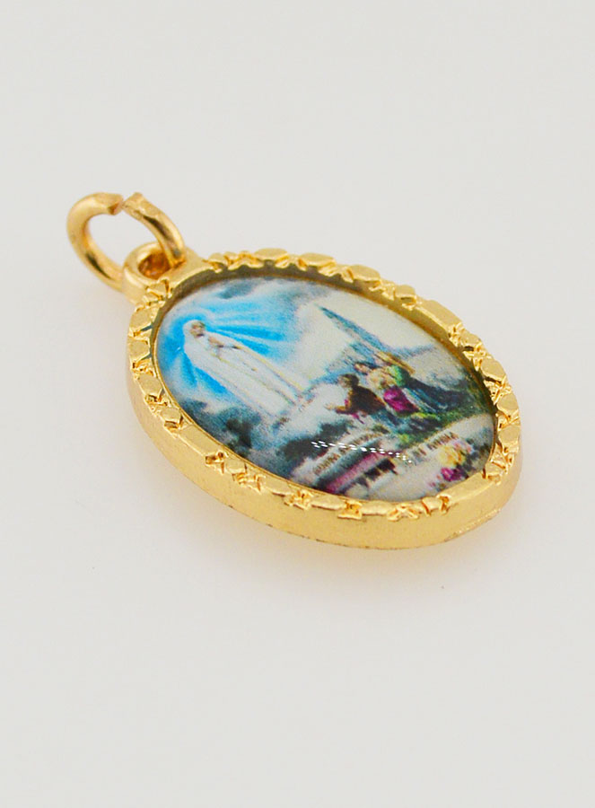 Medalha Borda Torcida 25mm - Nossa Senhora de Fátima (pic 3)