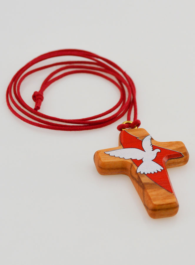 Colgante Cruz Espíritu Santo y Cordón (pic 2)