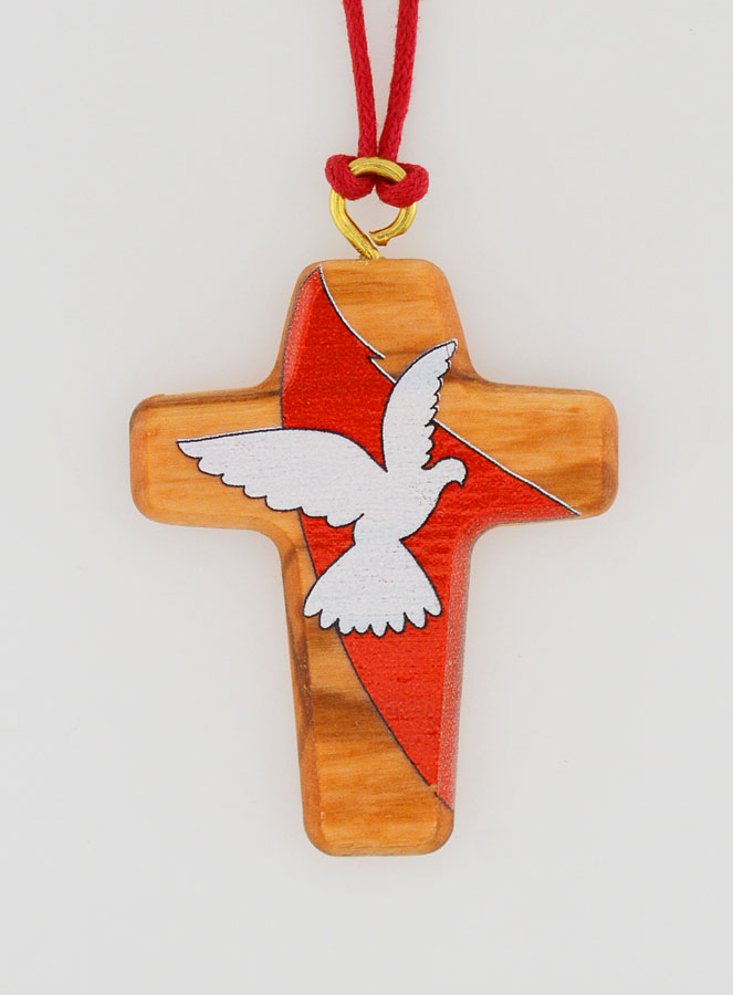 Colgante Cruz Espíritu Santo y Cordón (pic 4)