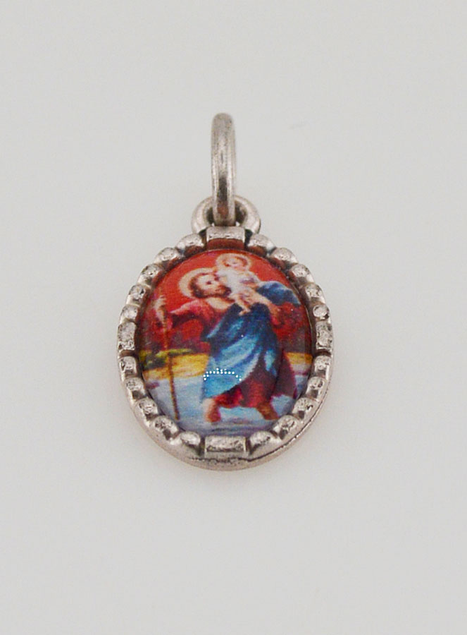 Medalha Borda Torcida 15mm - São Cristóvão (pic 2)