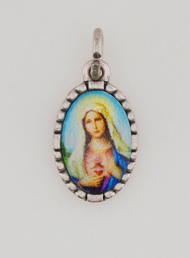 Medalla Borde Torzado 15mm - Inmaculado Corazón de María (pic 1)
