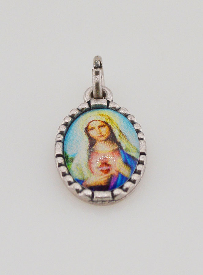 Medalla Borde Torzado 15mm - Inmaculado Corazón de María (pic 2)
