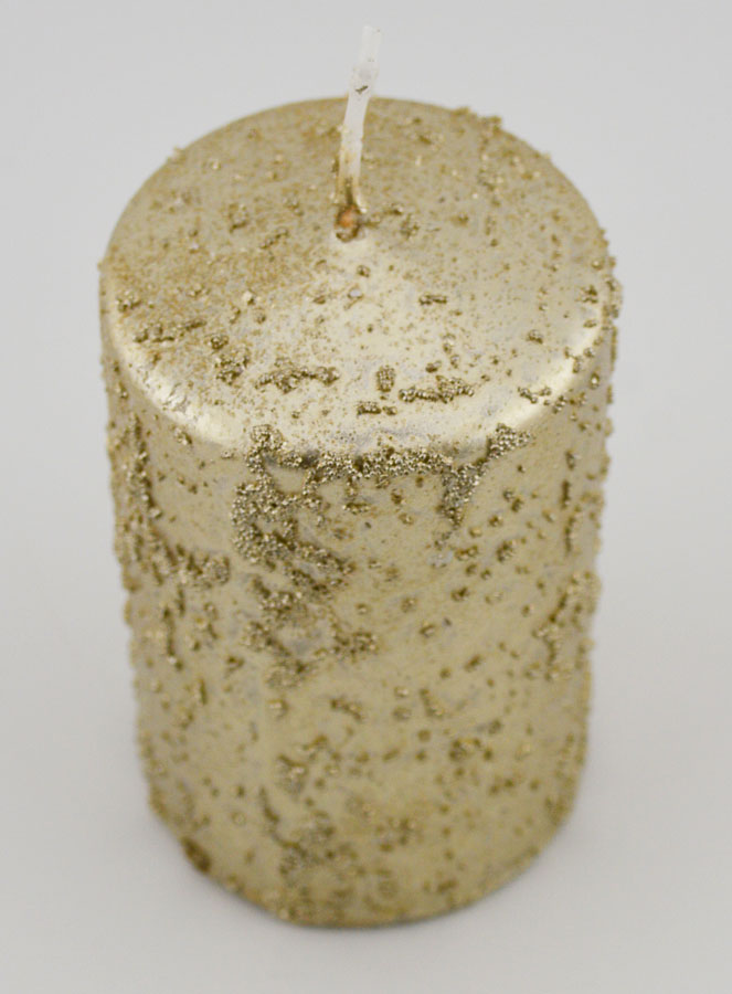Vela de Decoração com Brilhantes - Champanhe (pic 2)