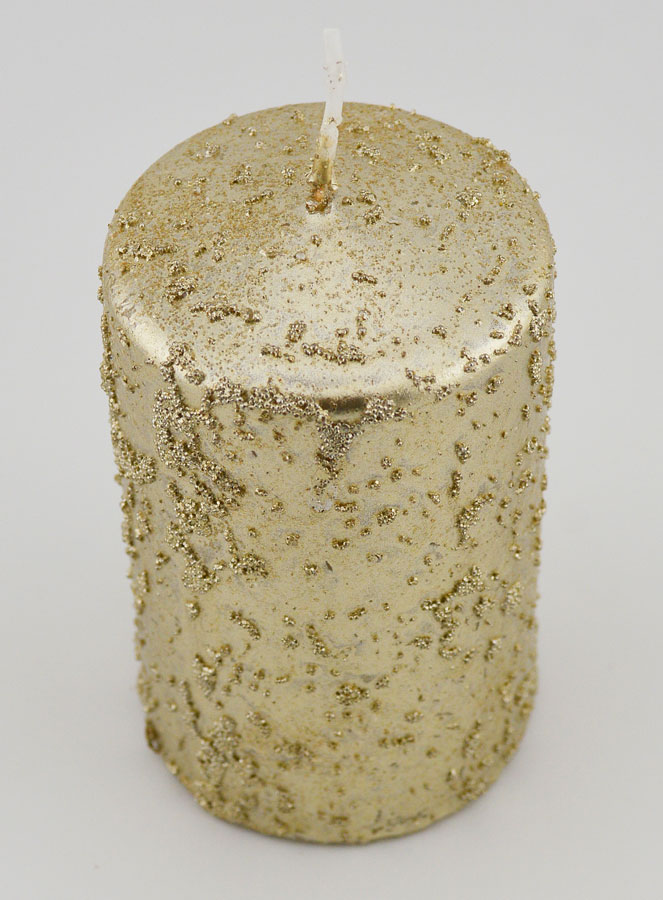 Vela de Natal com Brilhantes - Champanhe (pic 2)