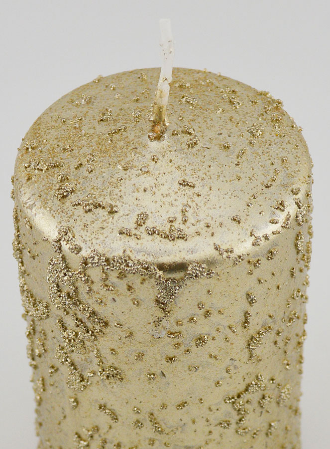 Vela de Natal com Brilhantes - Champanhe (pic 4)