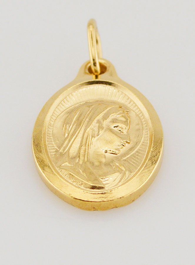 Medalha Virgem Maria de Perfil - 25mm (pic 2)