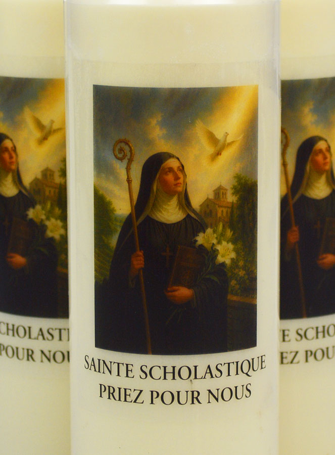 3 velas de novena a Santa Escolástica (pic 3)