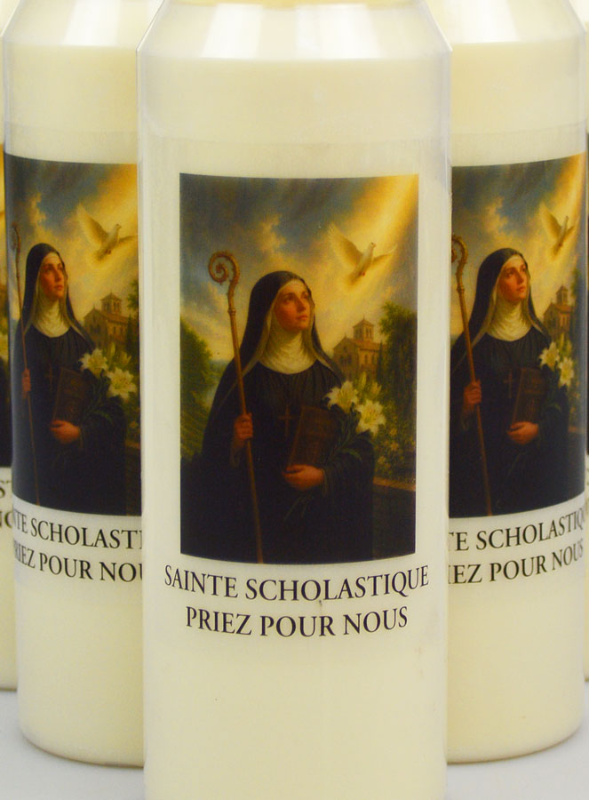 6 velas de novena a Santa Escolástica (pic 3)