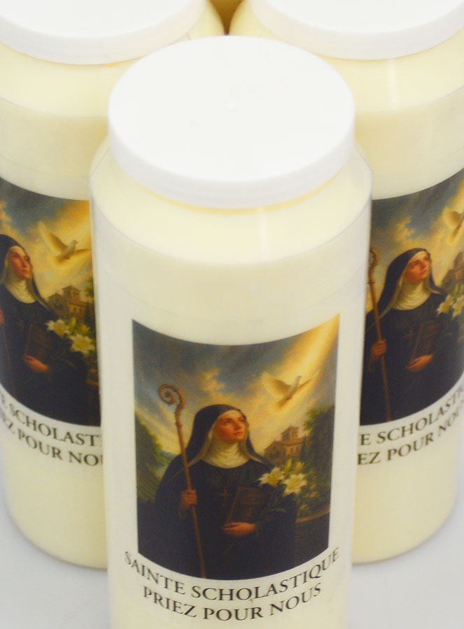 6 velas de novena a Santa Escolástica (pic 4)