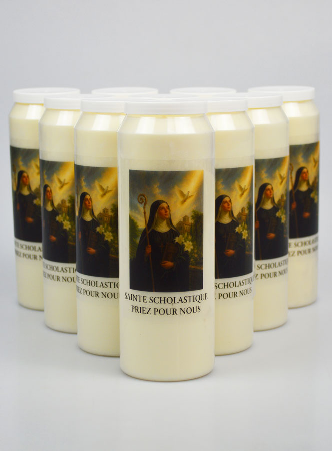 10 velas de novena a Santa Escolástica (pic 1)