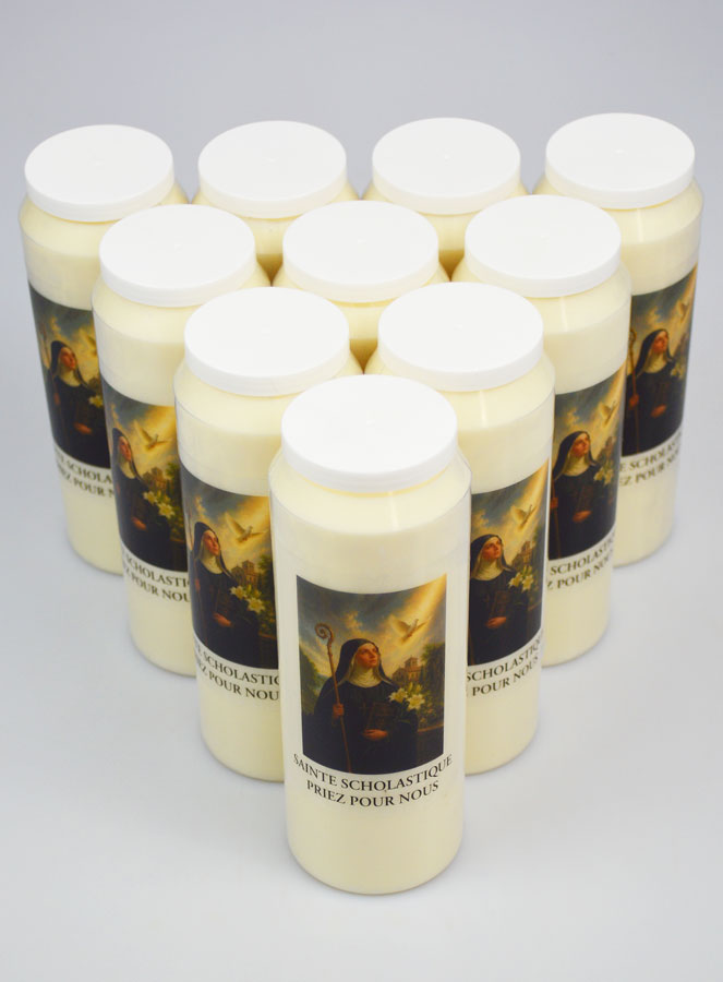 10 velas de novena a Santa Escolástica (pic 2)