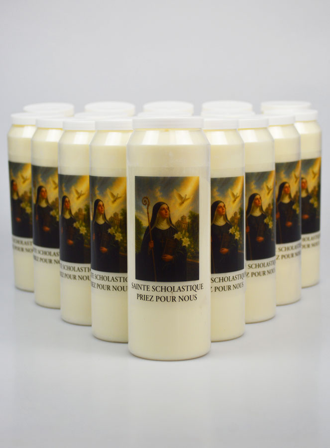 20 velas de novena a Santa Escolástica (pic 1)