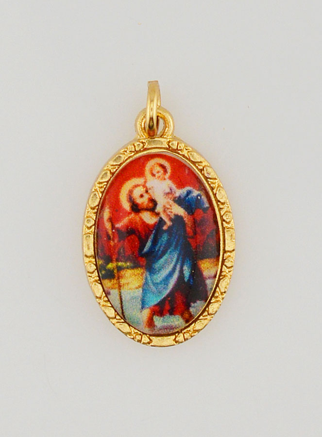 Medalha Borda Torcida 25 mm - São Cristóvão (pic 1)
