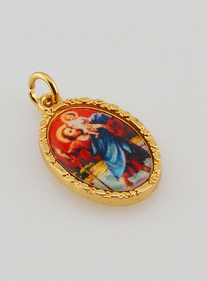 Medalha Borda Torcida 25 mm - São Cristóvão (pic 3)