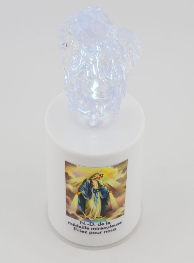 Vela de Iglesia LED Virgen Milagrosa - 60 Días (pic 4)