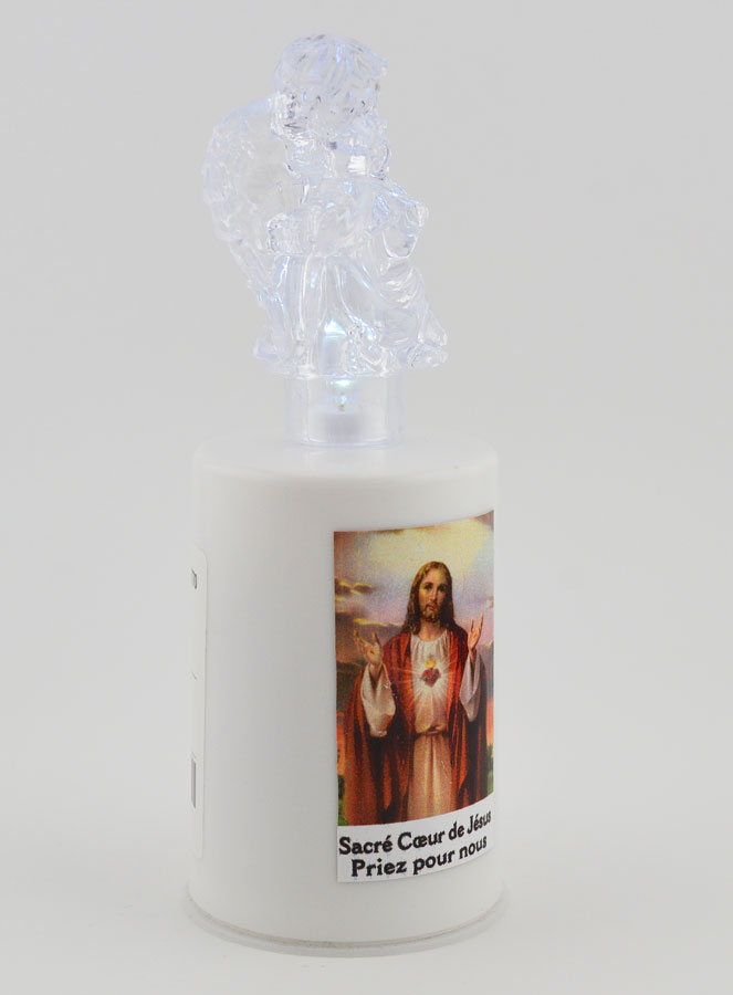 Vela de Iglesia LED Sagrado Corazón - 60 Días (pic 3)