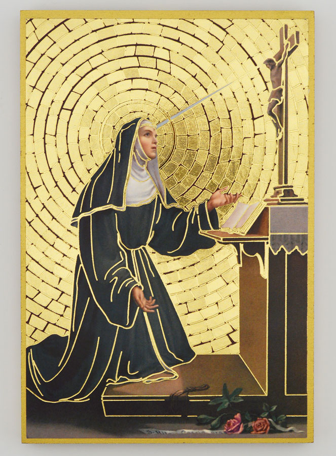 Cuadro Icono de Santa Rita - 15 cm (pic 1)
