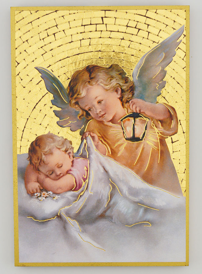 Cuadro Icono de Ángel con la Linterna - 15 cm (pic 1)
