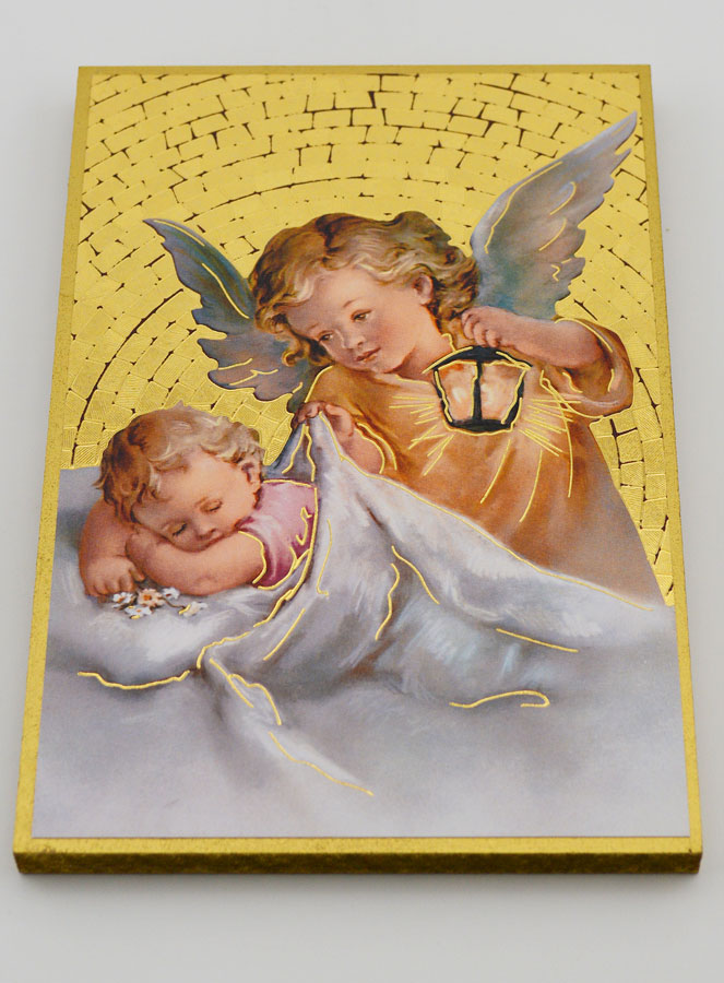 Cuadro Icono de Ángel con la Linterna - 15 cm (pic 2)