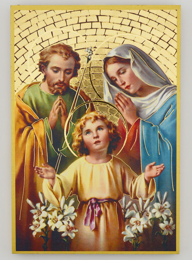 Cuadro Icono de la Sagrada Familia - 15 cm (pic 1)