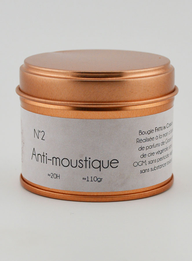 Vela aromática artesanal de 110 g - Repelente de mosquitos (pic 1)