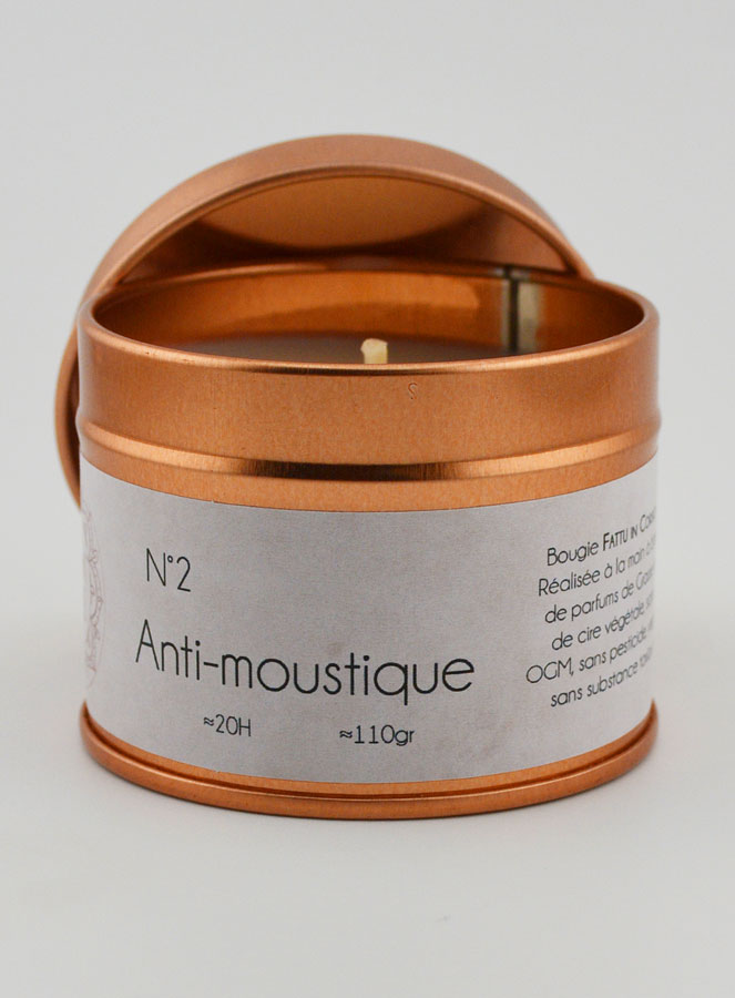 Vela aromática artesanal de 110 g - Repelente de mosquitos (pic 3)
