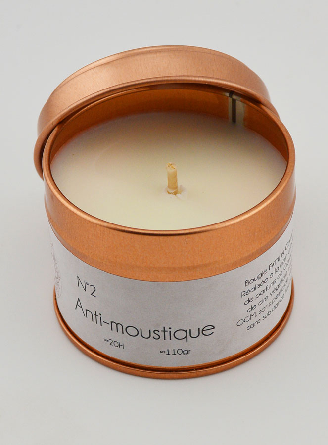 Vela aromática artesanal de 110 g - Repelente de mosquitos (pic 4)