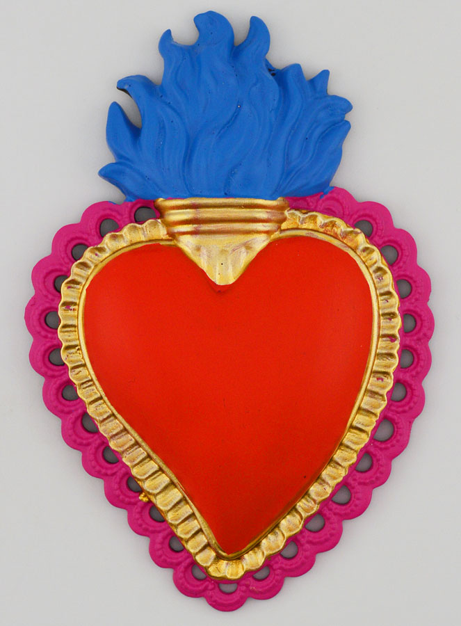 Ex-Voto de Parede Colorido - 11cm (pic 1)
