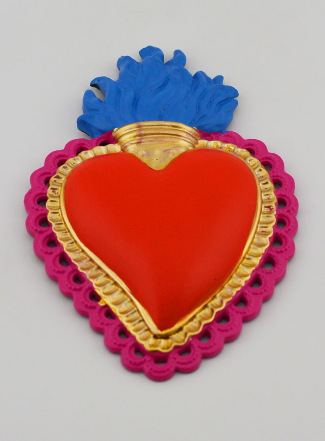 Ex-Voto de Parede Colorido - 11cm (pic 2)