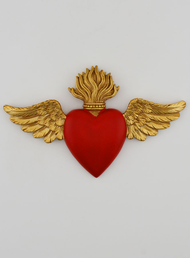 Ex-Voto de Parede com Asas - 12cm (pic 1)