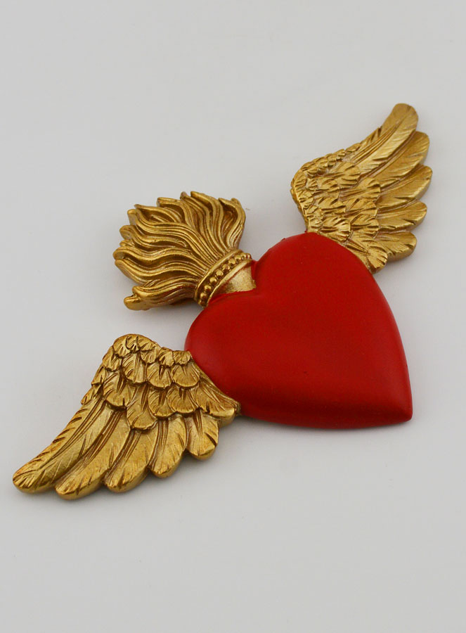 Ex-Voto de Parede com Asas - 12cm (pic 3)