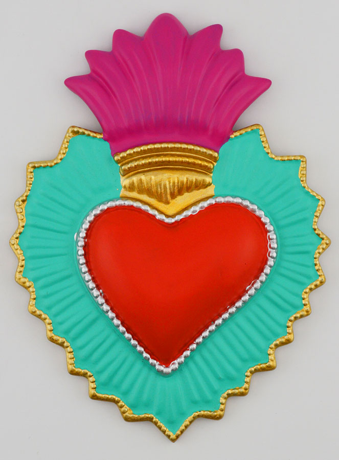Ex-Voto de Parede Colorido - 13cm (pic 1)