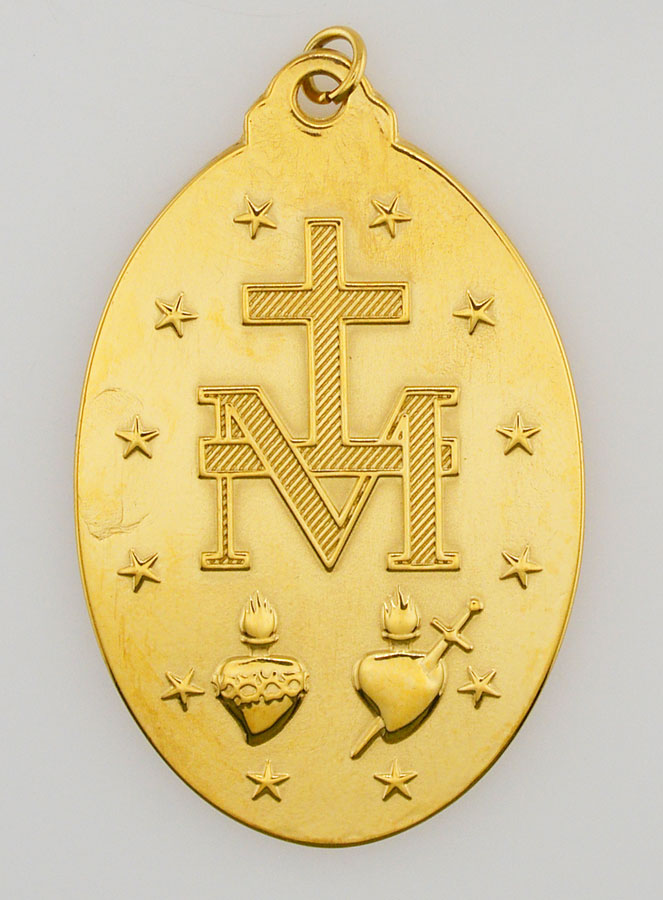 Medalha Milagrosa Dourada - 22mm (pic 3)