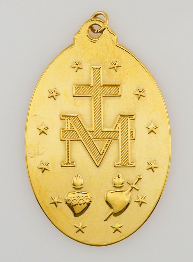 Medalha Milagrosa Dourada - 28mm (pic 3)