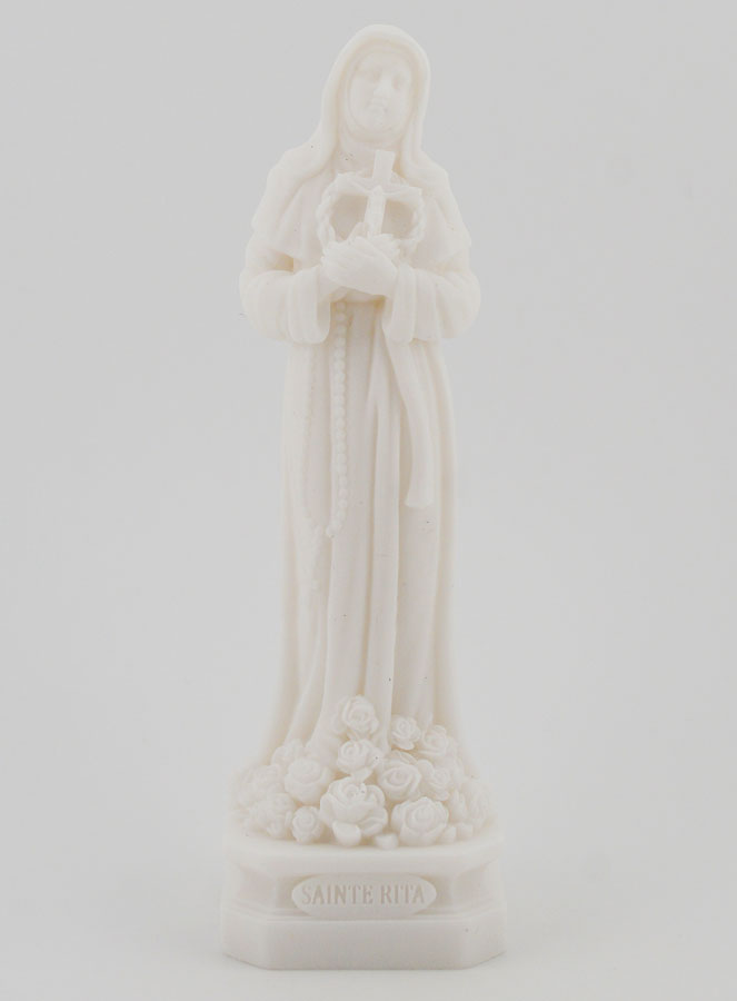 Estátua de Santa Rita em Alabastro - 12 cm (pic 1)