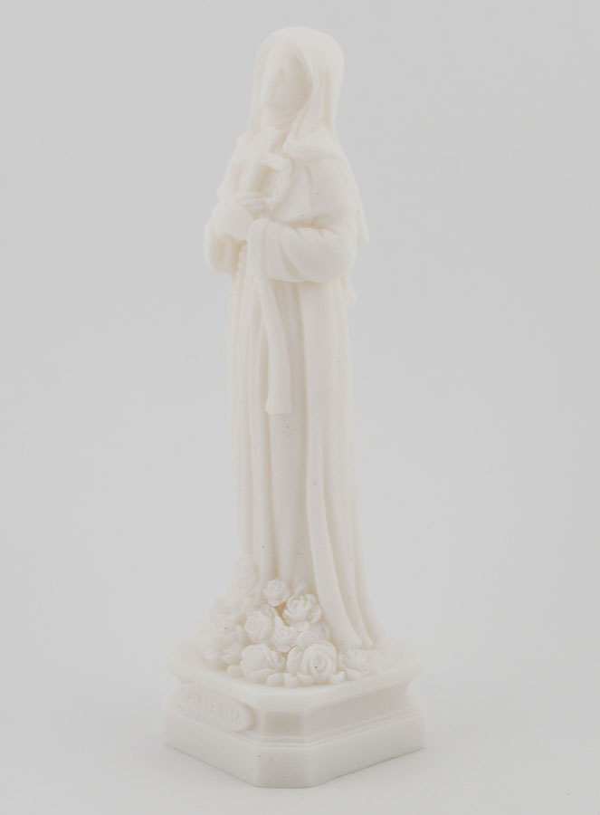 Estátua de Santa Rita em Alabastro - 12 cm (pic 2)