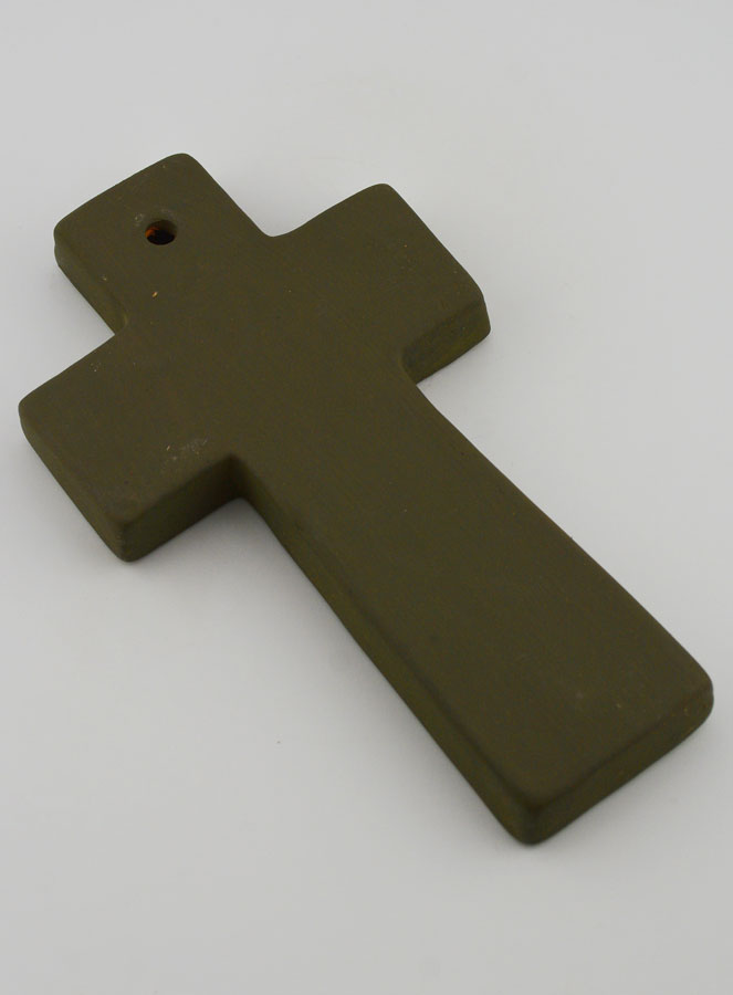 Cruz em Cerâmica Anjo Médico - 15cm (pic 4)
