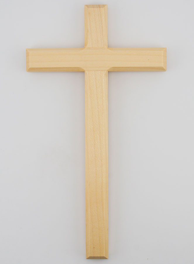 Crucifixo em Tília Natural - 22cm (pic 1)