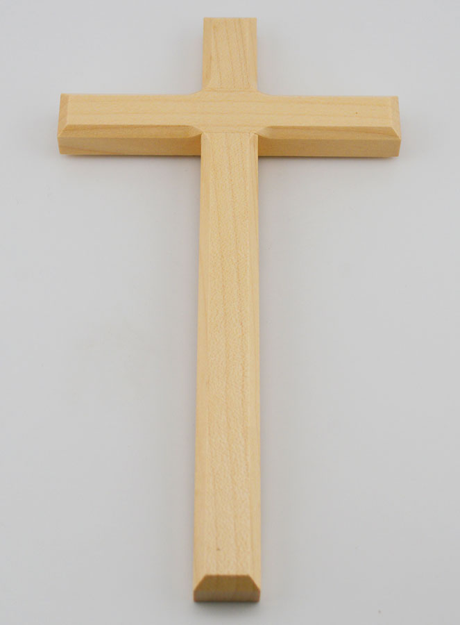 Crucifixo em Tília Natural - 22cm (pic 2)