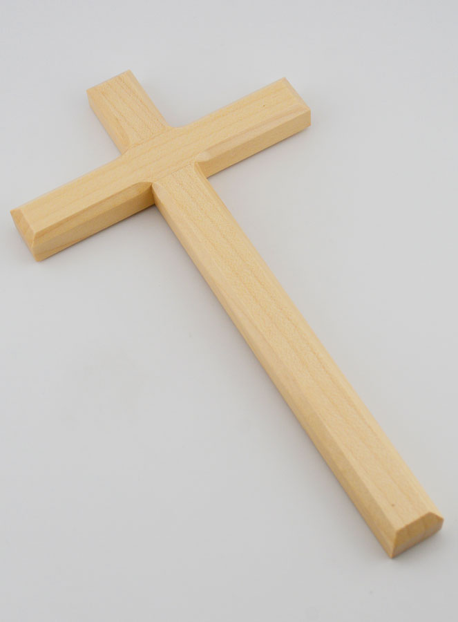 Crucifixo em Tília Natural - 22cm (pic 3)