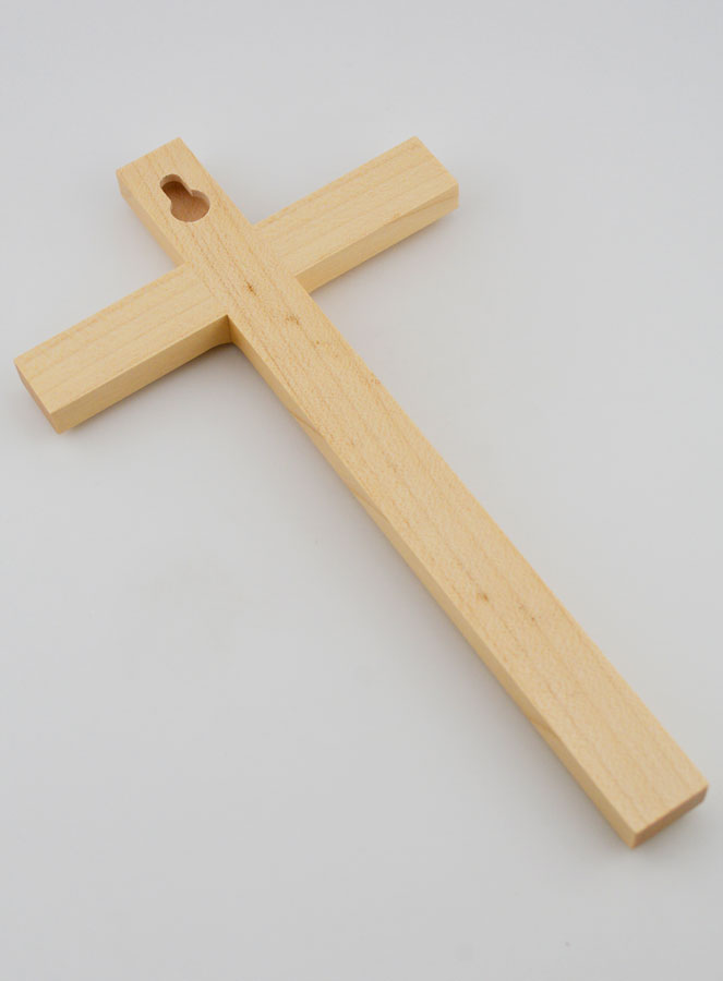 Crucifixo em Tília Natural - 22cm (pic 4)